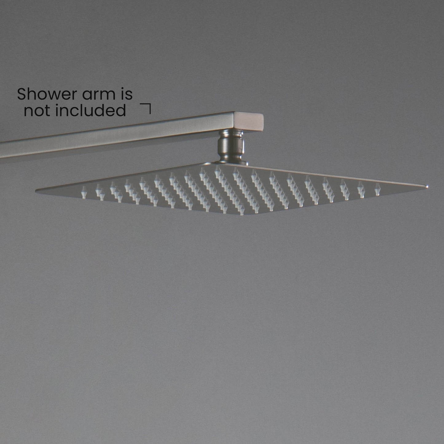 Cube 10″ Metal Ultra Thin Profile Rain Shower Head 1.75 GPM