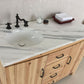 48 in. Single Sink Vanity with Natural Jazz White Top