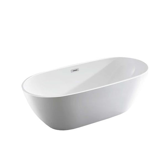 71 inch  Como Freestanding Bathtub in Glossy White