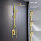 Cube Pressure Balanced 2-Function Shower Column with Rough In Valve