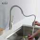 Cedar Single Handle High Arc Pull Down Kitchen Faucet