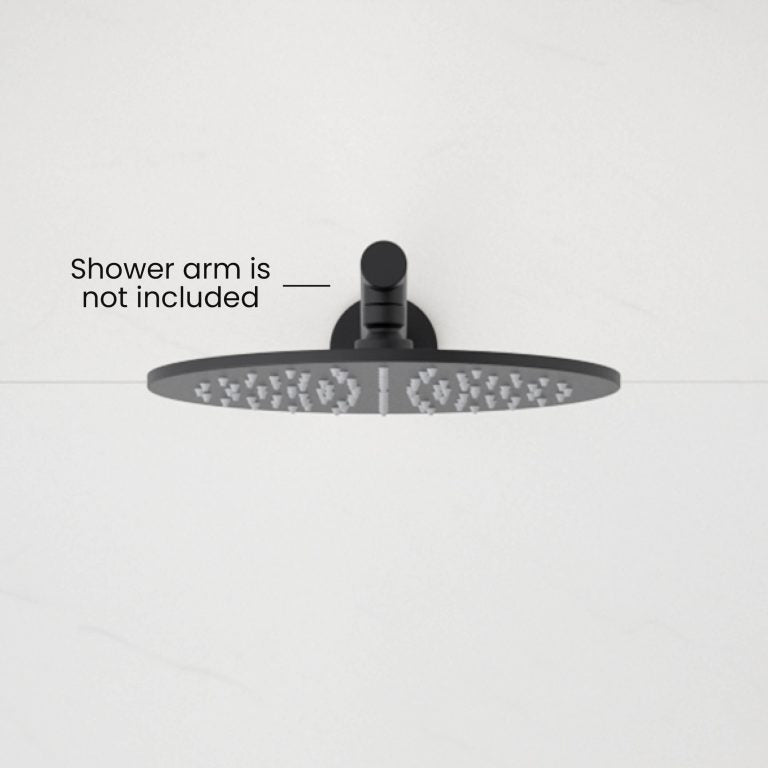 Circular 10″ Metal Thin Profile Rain Shower Head 1.75 GPM