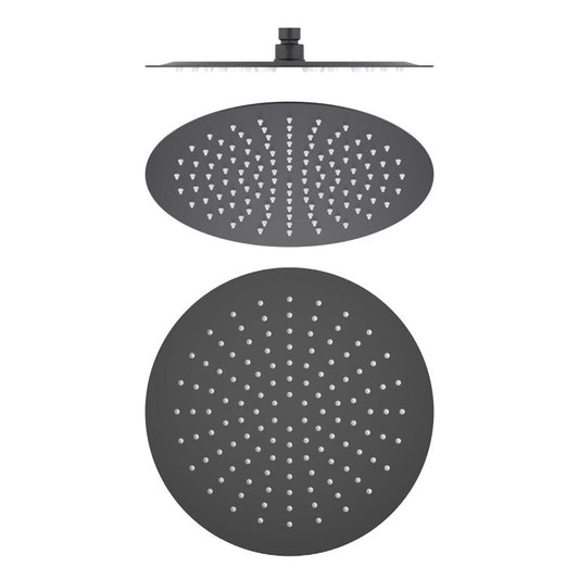 Circular 12″ Metal Ultra Thin Profile Rain Shower Head 1.75 GPM