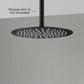 Circular 12″ Metal Ultra Thin Profile Rain Shower Head 1.75 GPM