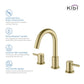 Circular 8″ Widespread Bathroom Sink Faucet