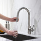 Circular Single Handle Pull Down Kitchen Faucet