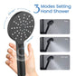 Circular Shower Column with Dual Function Shower Head