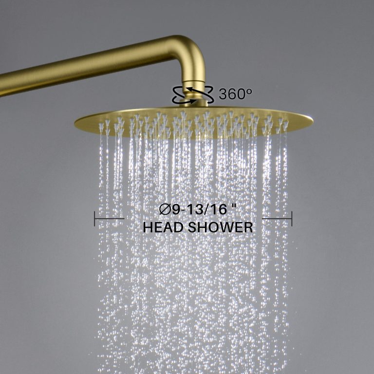 Circular Pressure Balanced 2-Function Shower Column with Rough In Valve