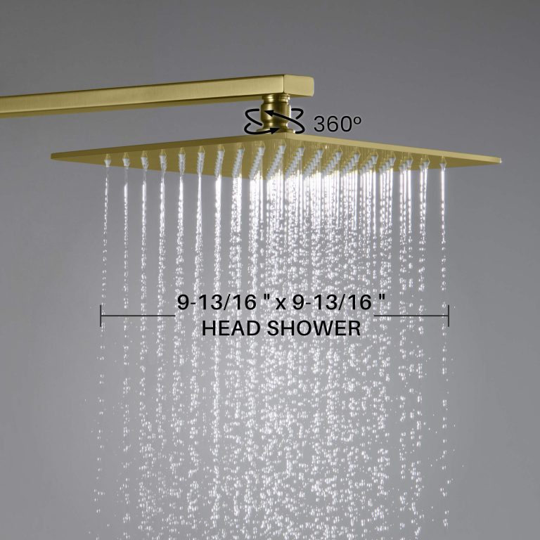 Cube 2 Function Thermostatic Shower System With Rough In Valve