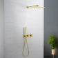 Cube 2 Function Thermostatic Shower System With Rough In Valve