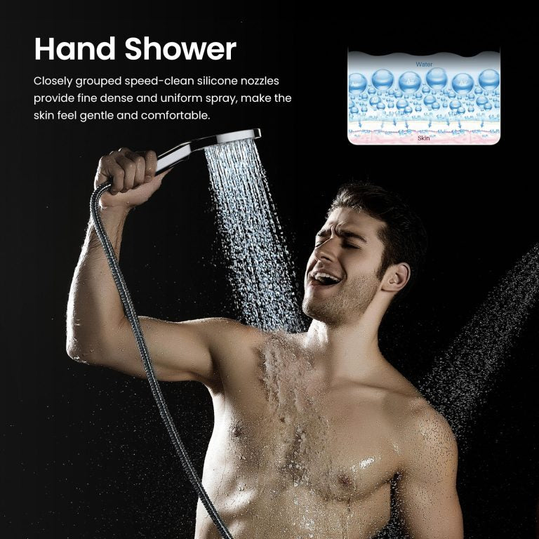 Cube 3 Settings ABS Handheld Shower Head