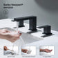 Cube 8“ Widespread Bathroom Sink Faucet with Drain Assembly