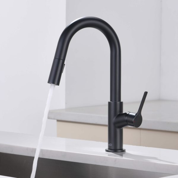 Fusion Single Handle Pull Down Kitchen & Bar Sink Faucet