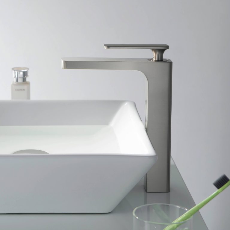 Infinity Brass Single Handle Bathroom Vessel Sink Faucet