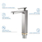 Infinity Brass Single Handle Bathroom Vessel Sink Faucet