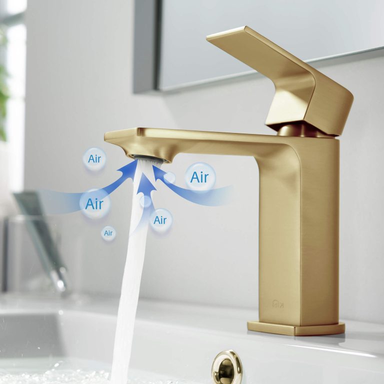 Mirage Brass Single Handle Bathroom Vanity Sink Faucet