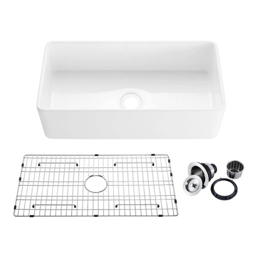 RusticStone 36″ Farmhouse Single Bowl Kitchen Sink