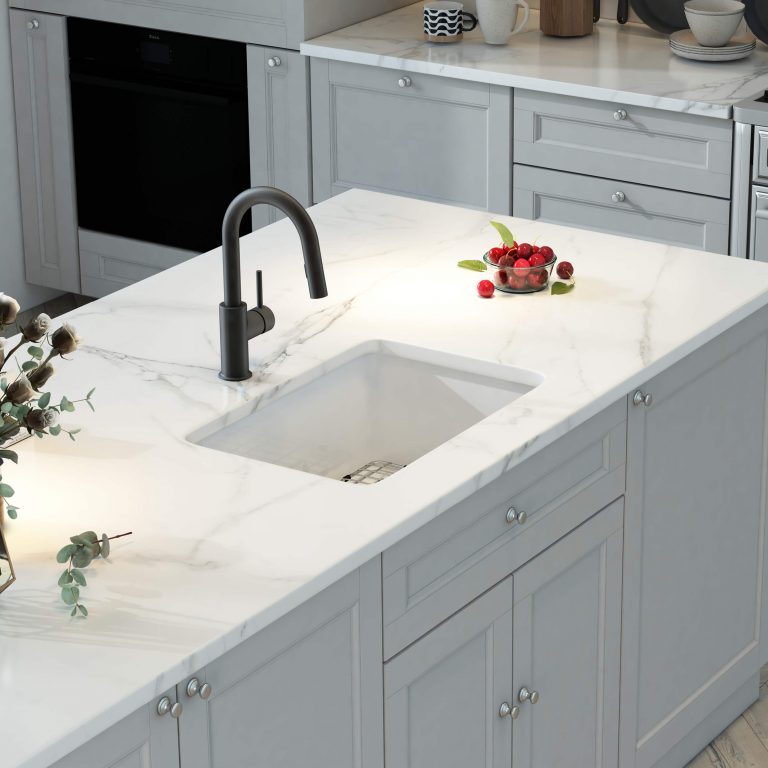 Fireclay Undermounted Kitchen Sink Landis Series 27″