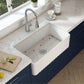 33″ Fireclay Farmhouse Single Bowl Kitchen Sink Pillar Series