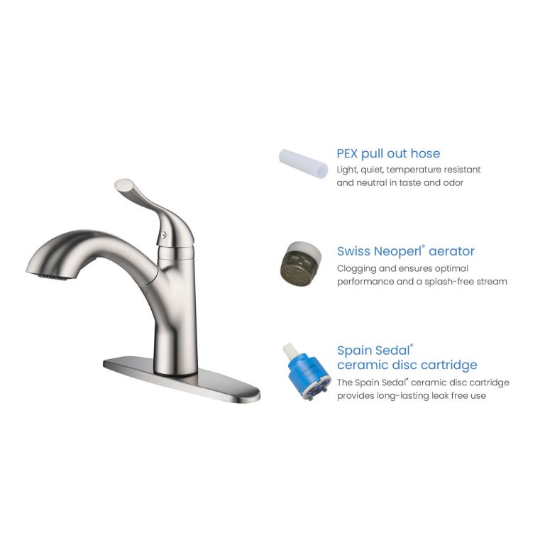 Single Handle Pull Down Kitchen Faucet